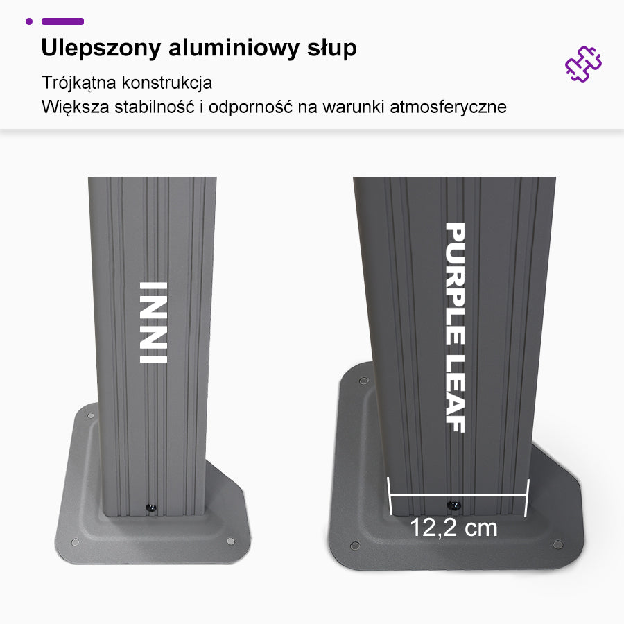 PURPLE LEAF Altana ogrodowa nowoczena jasnoszara PREMIUM, pawilon ogrodowy z moskitierą