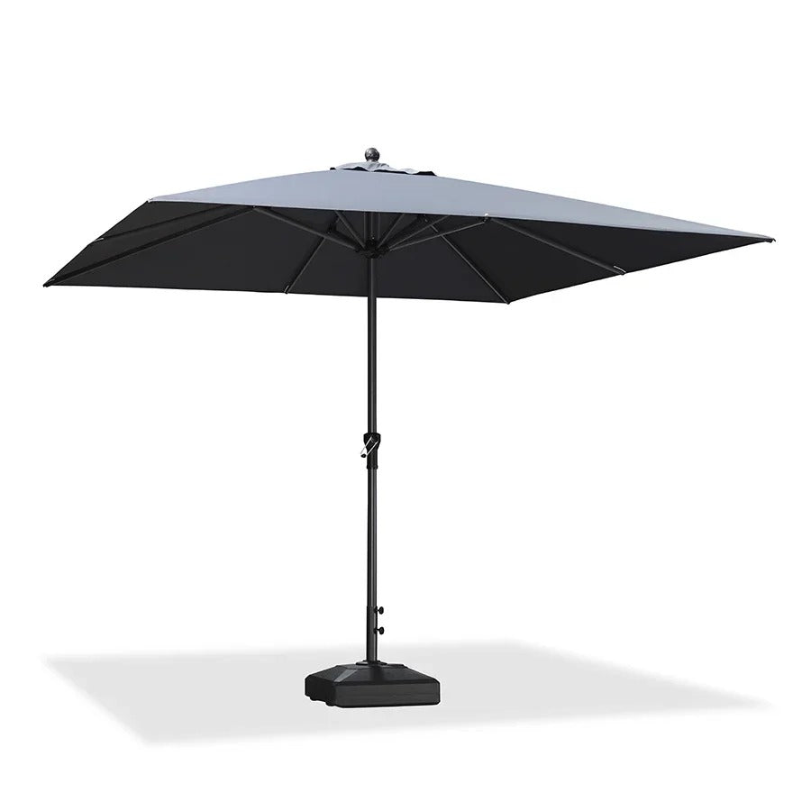 PURPLE LEAF Aluminiowy parasol ogrodowy z centralnym masztem, stabilny parasol na taras, do ogrodu i lokali gastronomicznych