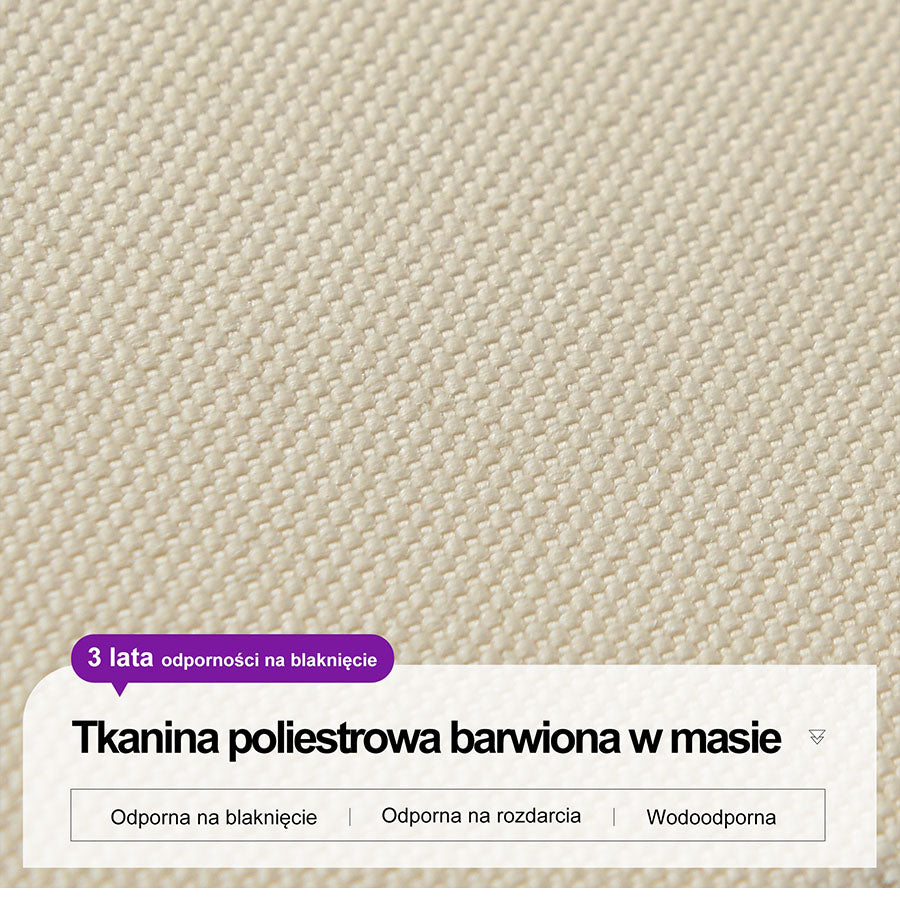 PURPLE LEAF Duży parasol ogrodowy z bocznym masztem, aluminiowy parasol obrotowy 360° z korbą i pedałem nożnym, na taras i balkon