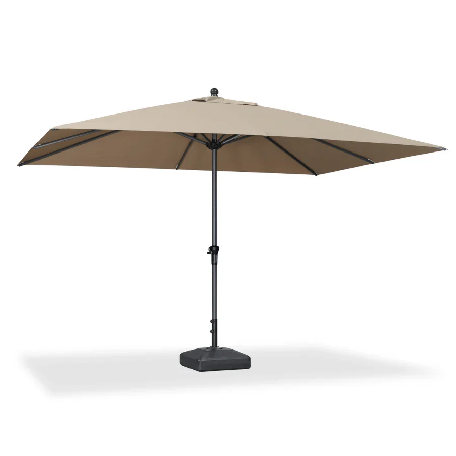 PURPLE LEAF Aluminiowy parasol ogrodowy z centralnym masztem, stabilny parasol na taras, do ogrodu i lokali gastronomicznych