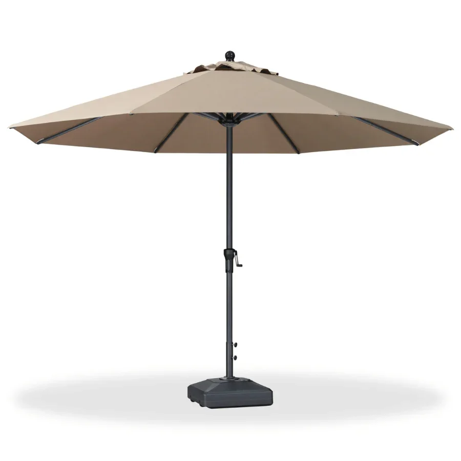PURPLE LEAF Aluminiowy parasol ogrodowy z centralnym masztem, stabilny parasol na taras, do ogrodu i lokali gastronomicznych