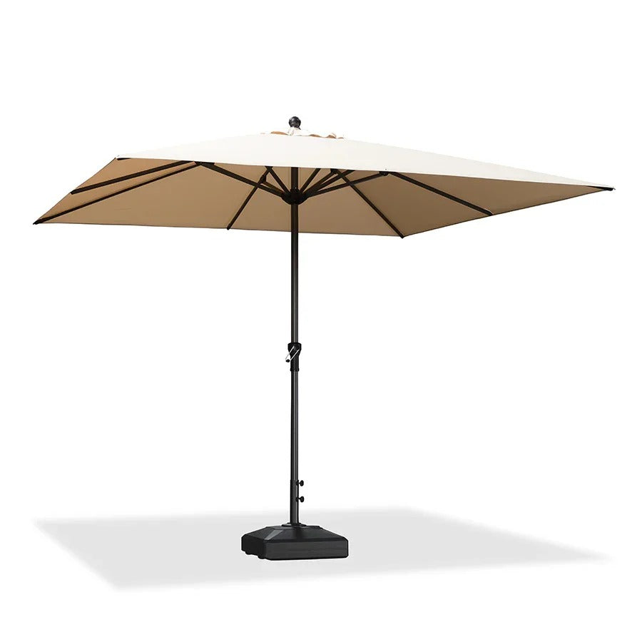PURPLE LEAF Aluminiowy parasol ogrodowy z centralnym masztem, stabilny parasol na taras, do ogrodu i lokali gastronomicznych